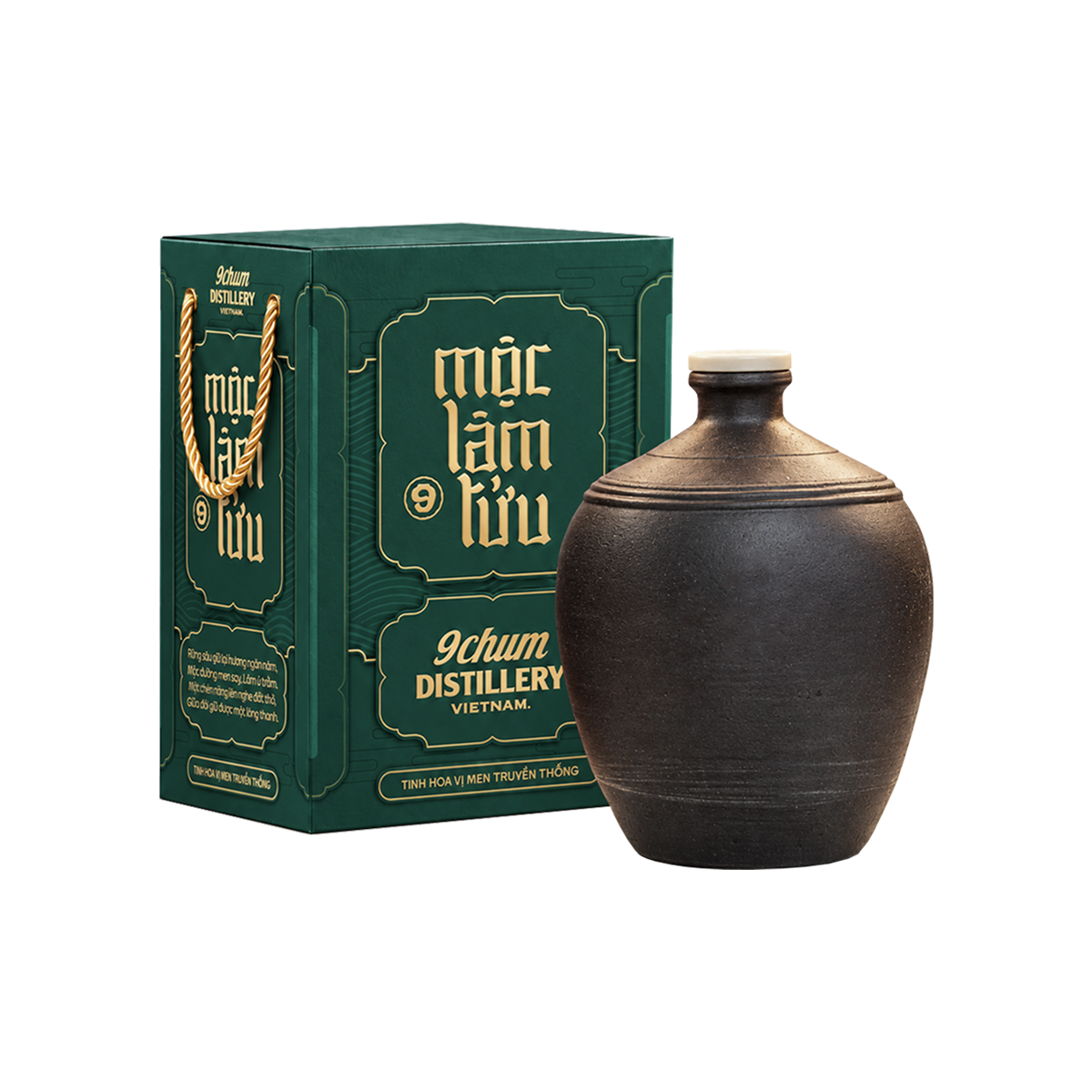 Hộp quà Mộc Lâm Tửu một chum